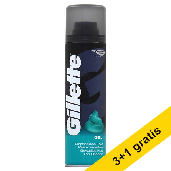 Aanbieding: 4x Gillette scheergel voor de gevoelige huid (200 ml) SGI00284 - 1
