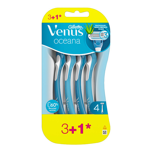 Gillette Venus Oceana wegwerpscheermesjes (4 stuks) SGI00280 - 1