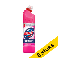 Aanbieding: 6x Glorix Bleek Pink Flower (750 ml)