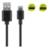 Goobay USB-A- naar USB-C-kabel zwart (0,1 meter) K010214056 - 2