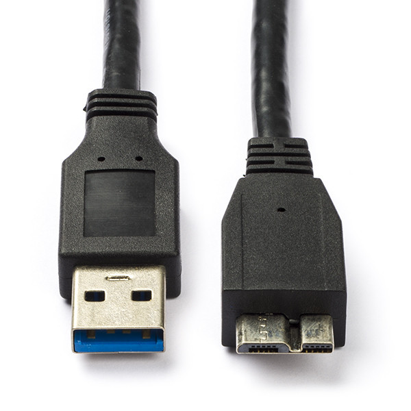 Goobay USB-A- naar micro-B-kabel zwart (1 meter) K010214092 - 1