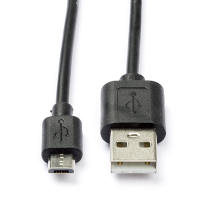Goobay USB-A- naar micro-USB-kabel zwart (1 meter) N010201013