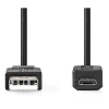 Goobay USB-A naar Micro USB kabel zwart (1 meter) N010201013 Goobay USB-A naar Micro USB kabel zwart (1 meter) N010201013 - 3