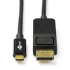 Goobay USB-C- naar DisplayPort kabel zwart (1,2 meter) K010214137 - 1