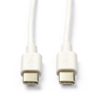 Goobay USB-C- naar USB-C-kabel wit (0,5 meter) K010214070