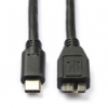 Goobay USB-C- naar micro-B-kabel zwart (0,6 meter) K070601070 - 1