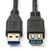 Goobay USB-verlengkabel zwart (3 meter)