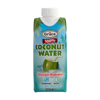 Grace 100% kokoswater 330 ml (8 stuks) 422882