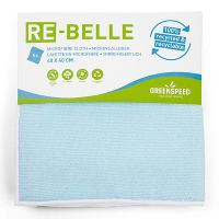 Greenspeed Re-belle microvezeldoek blauw 40 x 40 cm (5 stuks) 3303014 SGR00019