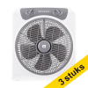 Aanbieding: 3x Grunkel tafelventilator wit 828238 - 1