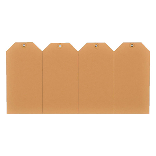 HF2 labels met ophangoog 40 x 80 mm chamois (1000 stuks) 395003 226902 - 1