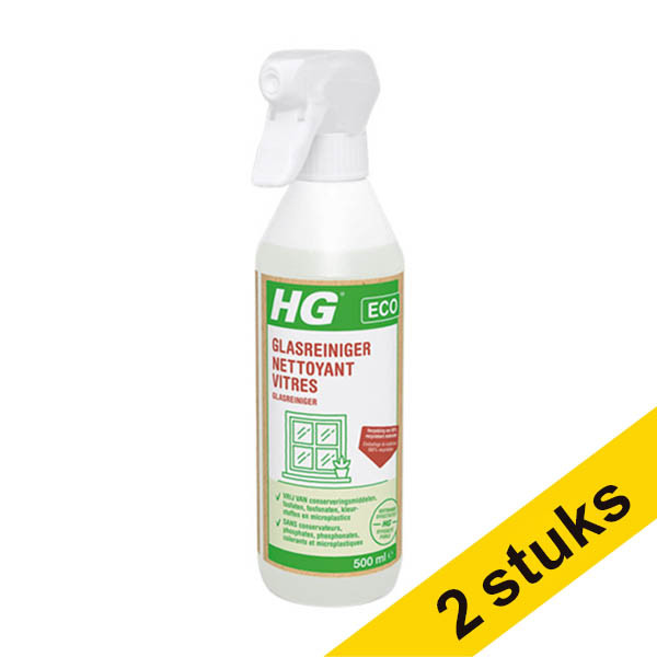 Aanbieding: 2x HG ECO glasreiniger (500 ml) SHG00399 - 1