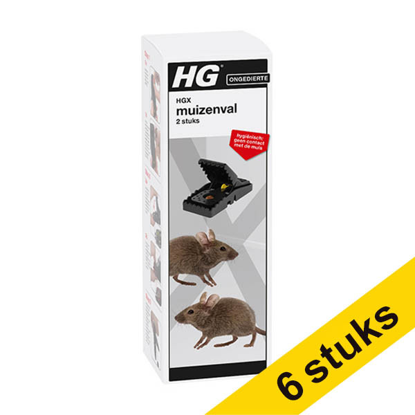 HG Aanbieding: 6x HG X muizenval (2 stuks)  SHG00403 - 1