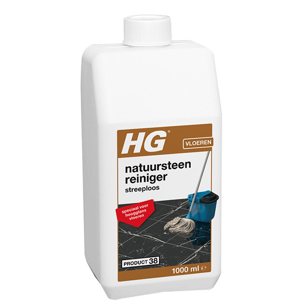 HG natuursteenreiniger glansvloeren streeploos (1 liter) SHG00113 - 1