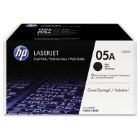 HP 05A (CE505D) toner zwart duopack (origineel) 054770