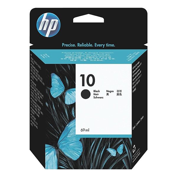 HP 10 (C4844AE) inktcartridge zwart hoge capaciteit (origineel) C4844AE 030270 - 1