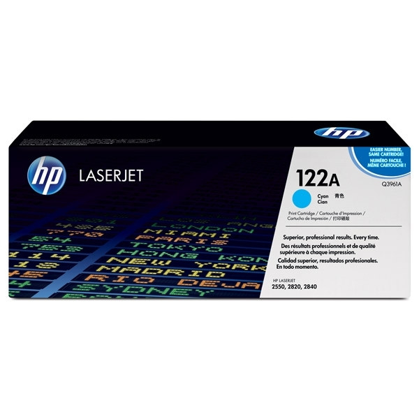 HP 122A (Q3961A) toner cyaan hoge capaciteit (origineel) Q3961A 039430 - 1