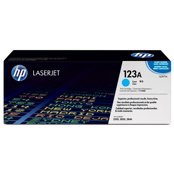 HP 123A (Q3971A) toner cyaan (origineel) Q3971A 039470 - 1