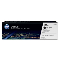 HP 128A (CE320AD) toner zwart dubbelpak (origineel) CE320AD 054124