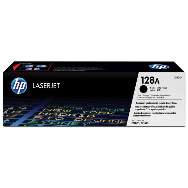 HP 128A (CE320A) toner zwart (origineel) CE320A 054010 - 1