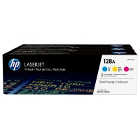 HP 128A (CF371AM) multipack cyaan/magenta/geel (origineel) CF371AM 054760