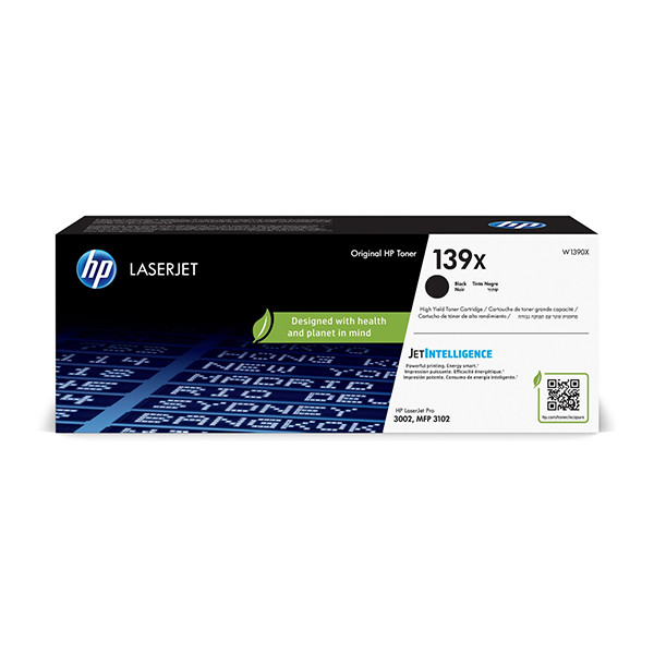 HP 139X (W1390X) toner zwart hoge capaciteit (origineel) W1390X 133006 - 1