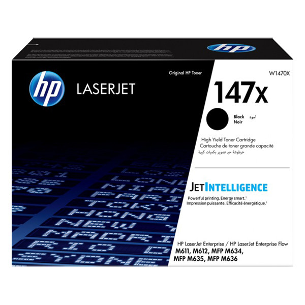 HP 147X (W1470X) toner zwart hoge capaciteit (origineel) W1470X 093072 - 1