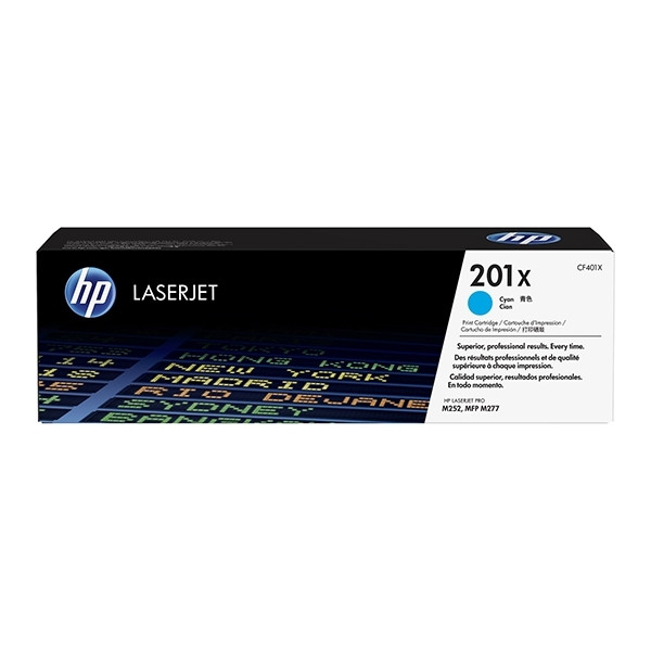 HP 201X (CF401X) toner cyaan hoge capaciteit (origineel) CF401X 054860 - 1