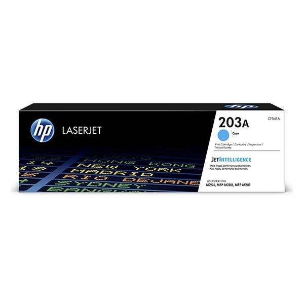 HP 203A (CF541A) toner cyaan (origineel) CF541A 055212 - 1