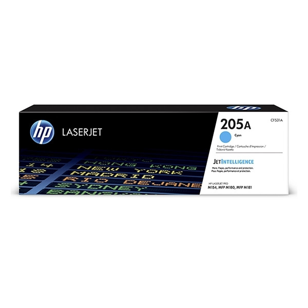 HP 205A (CF531A) toner cyaan (origineel) CF531A 055226 - 1