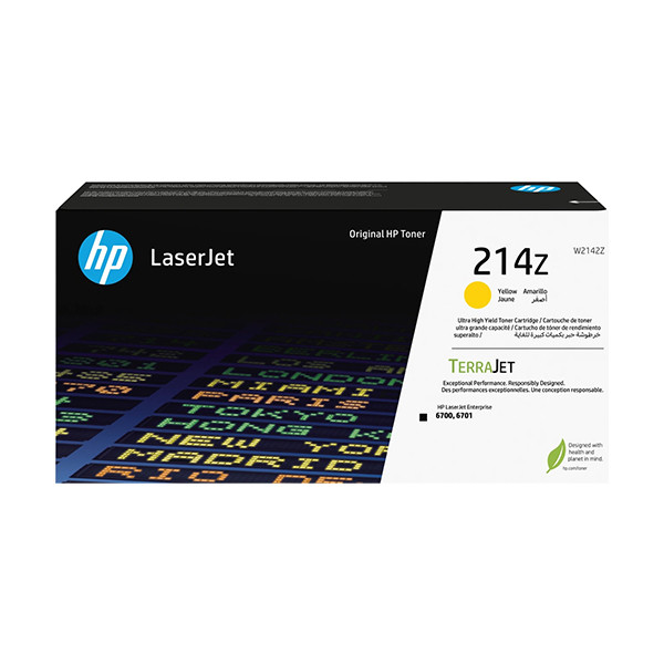 HP 214Z (W2142Z) toner geel ultra hoge capaciteit (origineel) W2142Z 133074 - 1