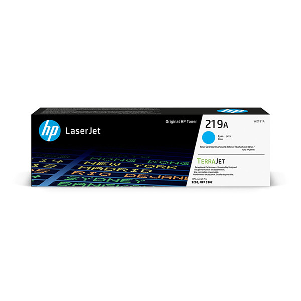 HP 219A (W2191A) toner cyaan (origineel) W2191A 093336 - 1