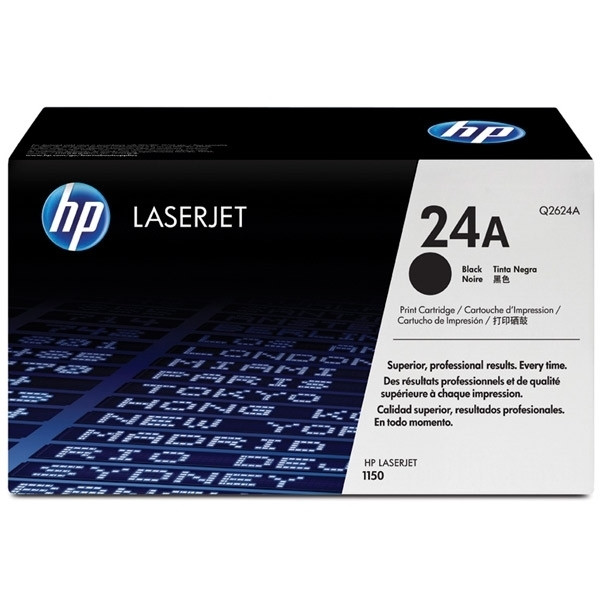 HP 24A (Q2624A) toner zwart (origineel) Q2624A 033090 - 1