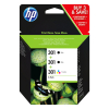 HP 301 (E5Y87EE) multipack 2 x zwart + 1 x kleur (origineel) 055290