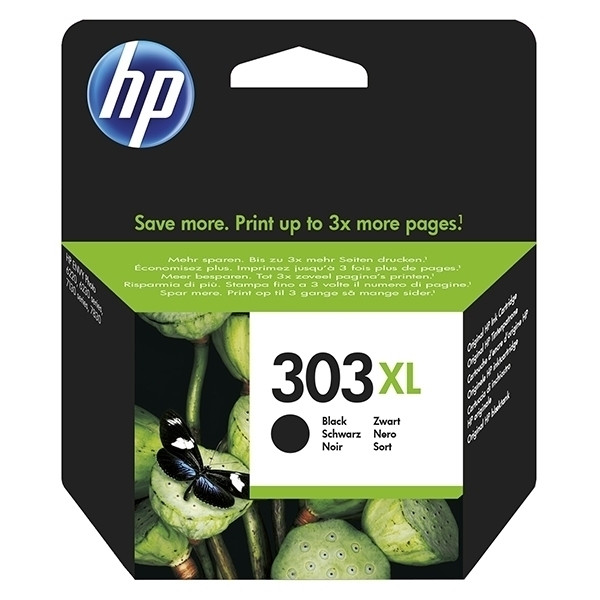 HP 303XL (T6N04AE) inktcartridge zwart hoge capaciteit (origineel) T6N04AE 055184 - 1