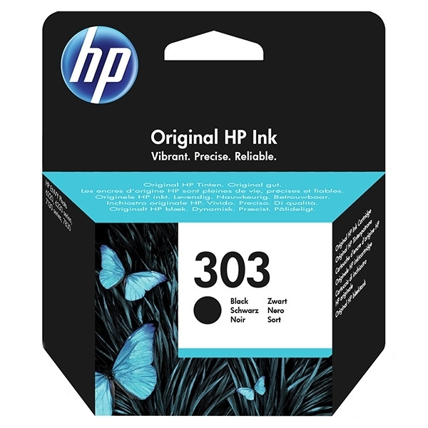 HP 303 (T6N02AE) inktcartridge zwart (origineel) T6N02AE 055182 - 1