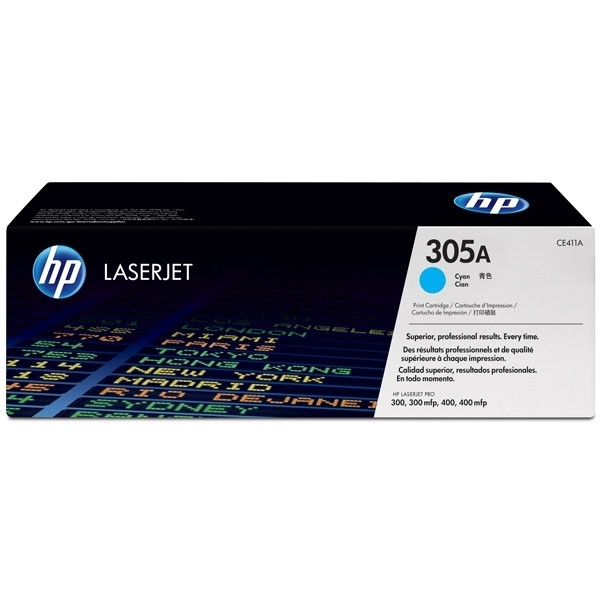 HP 305A (CE411A) toner cyaan (origineel) CE411A 054060 - 1