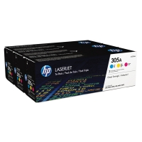 HP 305A (CF370AM) multipack cyaan/magenta/geel (origineel) CF370AM 054766