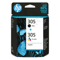 HP 305 (6ZD17AE) multipack zwart + kleur (origineel) 6ZD17AE 093126