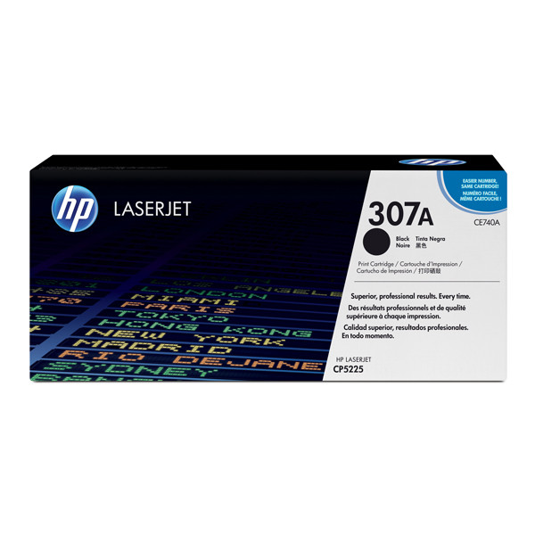 HP 307A (CE740A) toner zwart (origineel) CE740A 039902 - 1