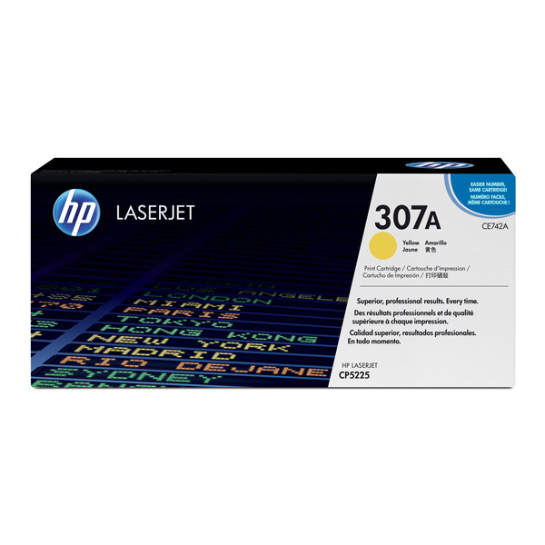 HP 307A (CE742A) toner geel (origineel) CE742A 039906 - 1