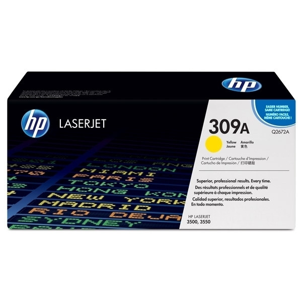 HP 309A (Q2672A) toner geel (origineel) Q2672A 039330 - 1