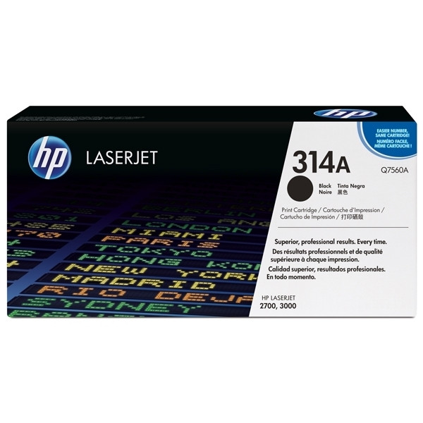 HP 314A (Q7560A) toner zwart (origineel) Q7560A 039560 - 1