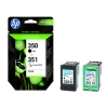 HP 350 + HP 351 (SD412EE) multipack zwart en kleur (origineel) 044156 - 1