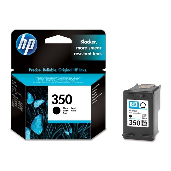 HP 350 (CB335EE) standaard inktcartridge zwart (origineel) CB335EE 030855 - 1