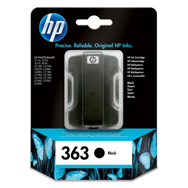 HP 363 (C8721EE) inktcartridge zwart (origineel) C8721EE 031765 - 1