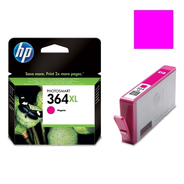HP 364XL (CB324EE) inktcartridge magenta hoge capaciteit (origineel) CB324EE 031878 - 1