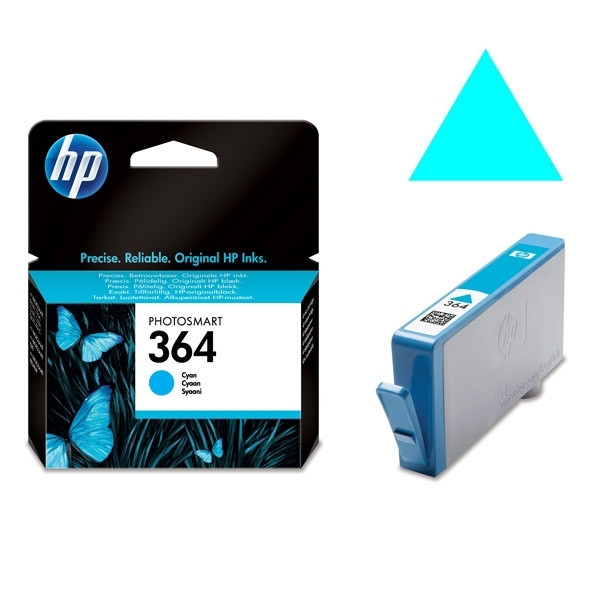 HP 364 (CB318EE) inktcartridge cyaan (origineel) CB318EE 031872 - 1