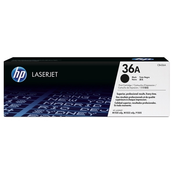 HP 36A (CB436A) toner zwart (origineel) CB436A 039782 - 1