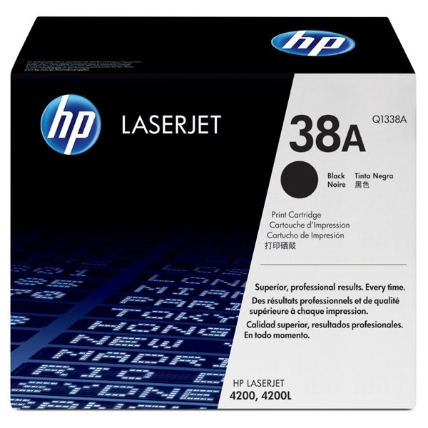 HP 38A (Q1338A) toner zwart (origineel) Q1338A 033040 - 1